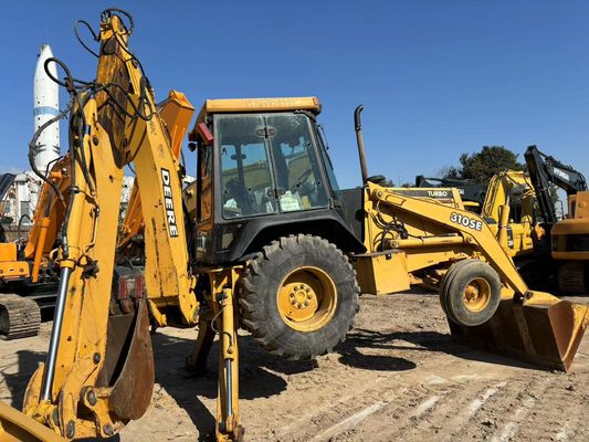 高効率のアメリカ製 バックホー ローダー 310SE ジョン・ディール バックホー ローダー