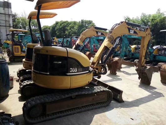 元の色 303 CR 中古 CAT 掘削機 エネルギー効率 中古 CAT ミニ掘削機