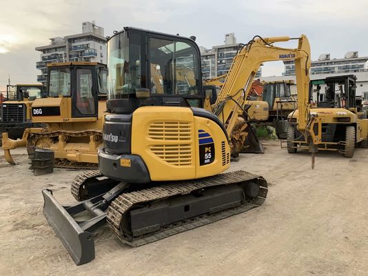 コマツー PC55MR-2 中古掘削機 日本 ミニサイズ ハイドロリックハンマー