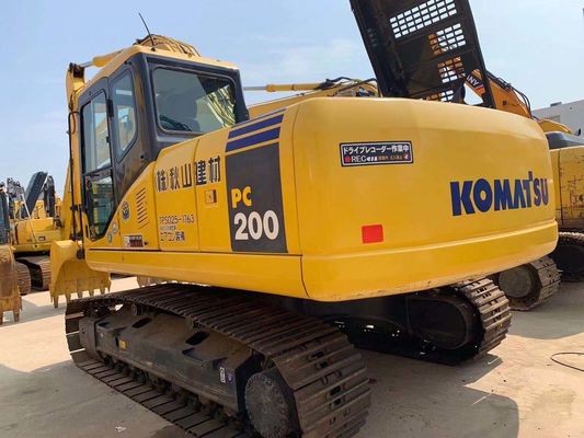操作が簡単 中古コマツー掘削機 PC200-7 日本原装 20トンの掘削機