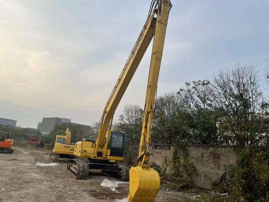 日本製 中古コマツー 掘削機 PC220-7 クローラー 18m 長腕