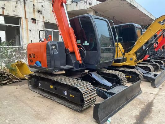 日本製 オリジナル 中古 掘削機 ZX70 中古 日立 掘削機 クローラー 刃付き