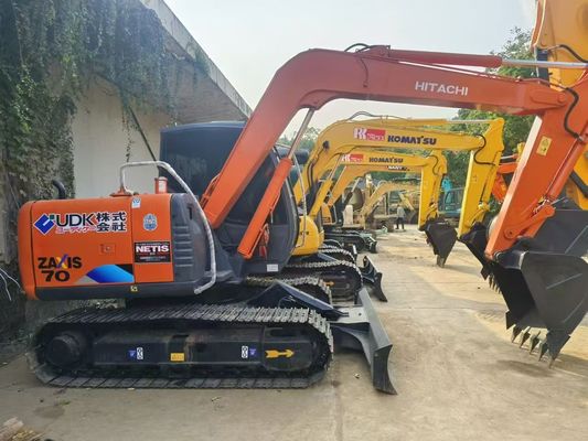 日本製 オリジナル 中古 掘削機 ZX70 中古 日立 掘削機 クローラー 刃付き