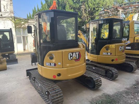 エネルギー効率 使用済み CAT 掘削機 クローラー カタピラー 303.5 E CR 防腐