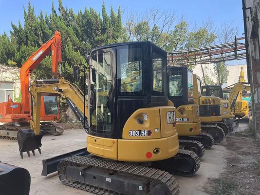 エネルギー効率 使用済み CAT 掘削機 クローラー カタピラー 303.5 E CR 防腐