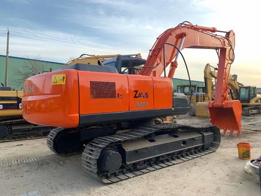 中古ヒタチZX240HG クローラー 装着 水力掘削機 塗装色