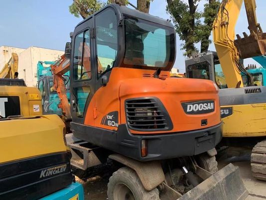 中古ドーサンDX60W車輪掘削機 状態良好/中古ドーサンミニ車輪掘削機 販売中