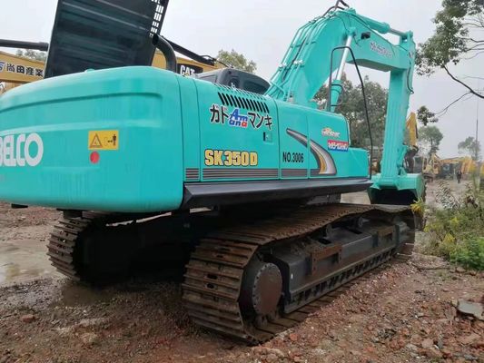 クローラー用掘削機 コベルコ SK350-8 35トンの掘削機 オリジナルペイント
