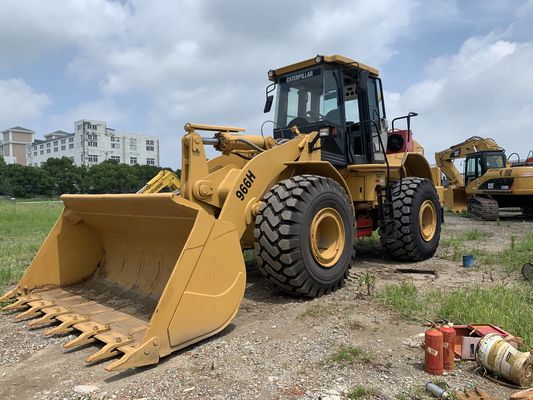 低騒音 966H CATエンジン付き 高効率の使用型キャットホイールローダー