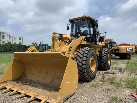 低騒音 966H CATエンジン付き 高効率の使用型キャットホイールローダー