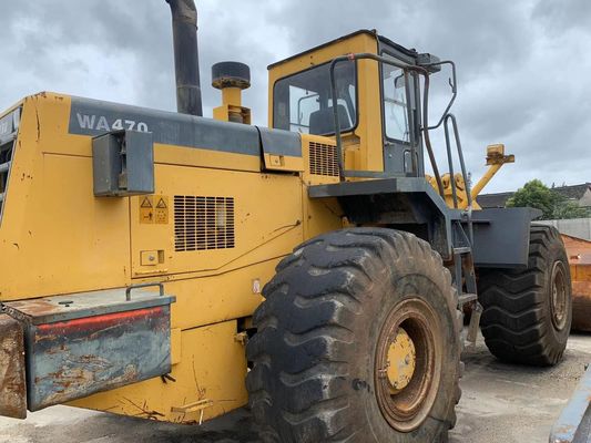 オリジナルカラー 中古 コマツー WA470-3 車輪ロード機 状態は良好