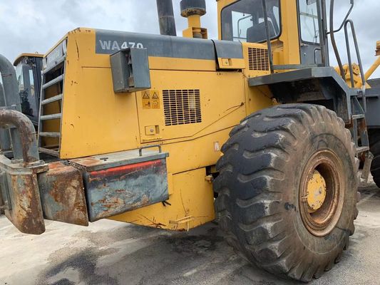 オリジナルカラー 中古 コマツー WA470-3 車輪ロード機 状態は良好