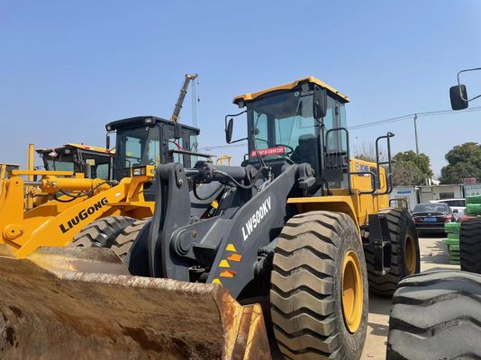 2022年 XCMG LW500KV 中古車輪積載機 5トンの建設現場