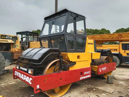 Dynapac CC421 中古道路ローラー ダブルドラム道路ローラー 高生産性 スウェーデン