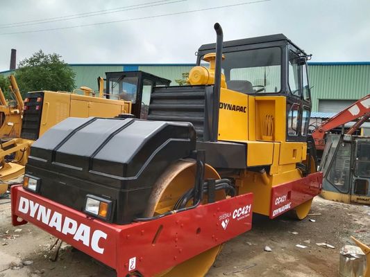 Dynapac CC421 中古道路ローラー ダブルドラム道路ローラー 高生産性 スウェーデン