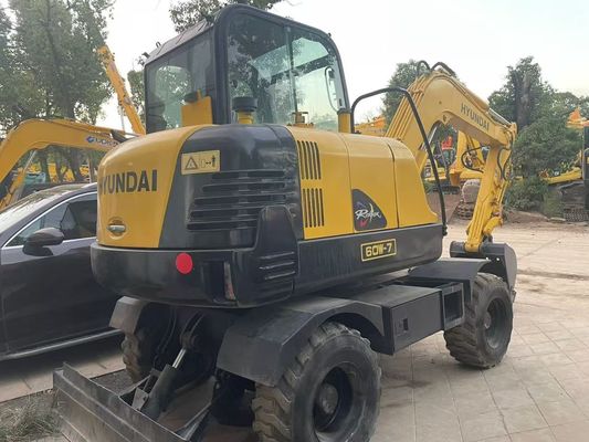 中古 R60W-7 ミニ ハンダイ 輪式掘削機 安定性 高効率性