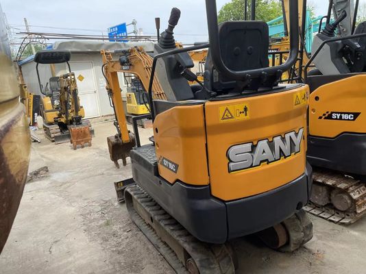 SANY SY16C ミニ掘削機 庭の作業のためのスムーズな操作