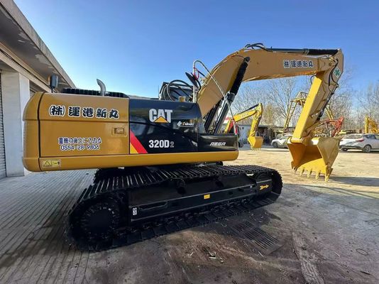黄色 オリジナル 日本 中古 CAT 掘削機 320D2 カタピラー クローラー 掘削機