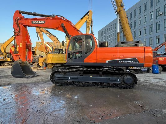 塗り替え色 使った ドーサン DX340LC-9C クローラー 掘削機 状態は良好