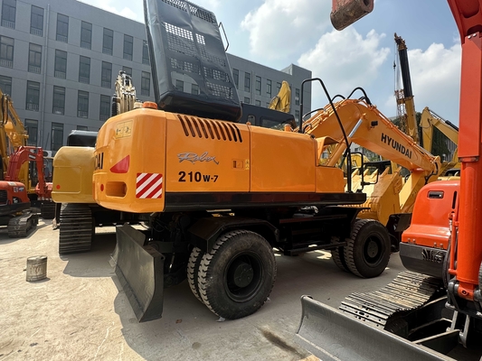 オリジナル韓国現代R210W-7ホイール掘削機、非常に良好な状態