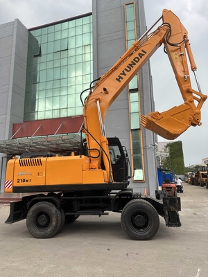 オリジナル韓国現代R210W-7ホイール掘削機、非常に良好な状態