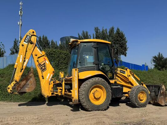 オリジナルカラー JCB 3CX 中古バックホーローダー 4輪駆動